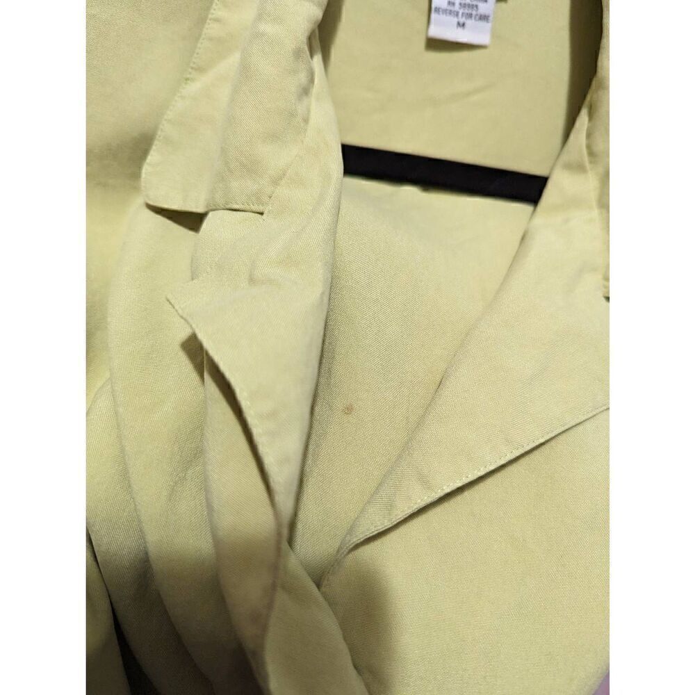 CLIO button up blouse silk Medium - Picture 5 of 6